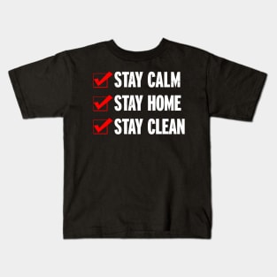 Home Buddy Homey Stay Home Social Distancing Introvert Antisocial Checklist Kids T-Shirt